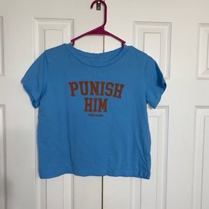 “Punish him” Phoebe Bridgers concert shirt in a small